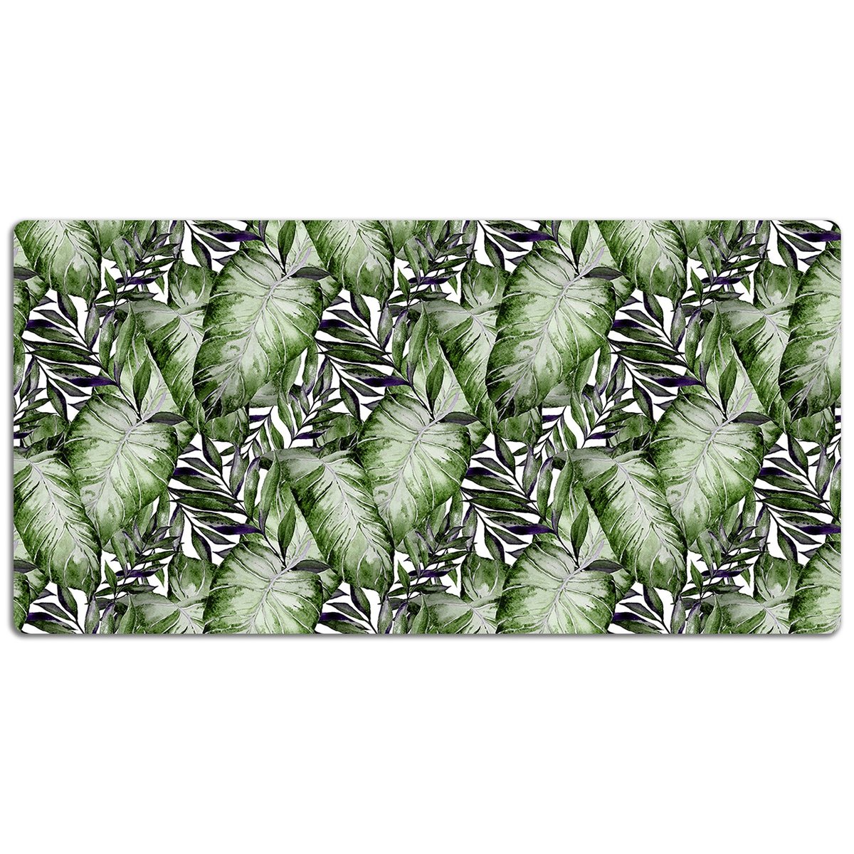 Mata ochronna na biurko Liść Monstera 120x60 cm