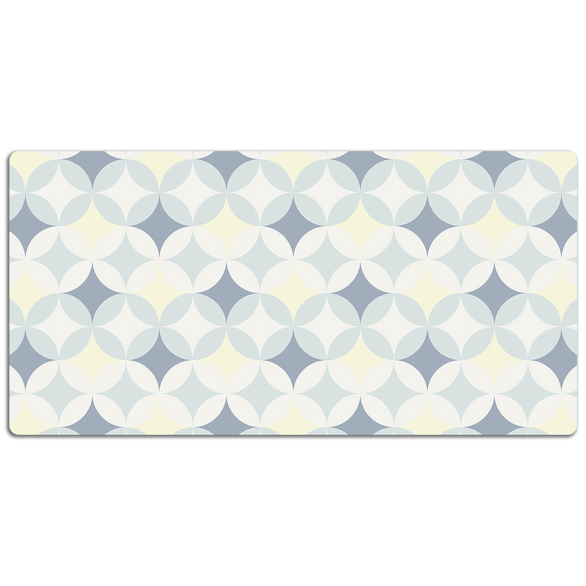 Duża mata na biurko Geometryczny wzór vintage 120x60 cm