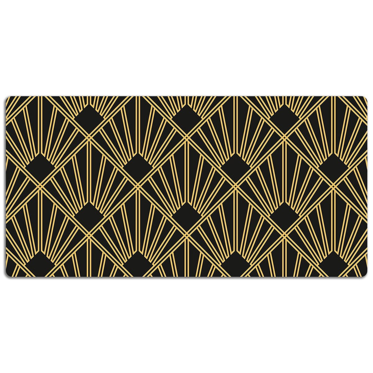 Duża mata na biurko Geometryczne art deco 120x60 cm