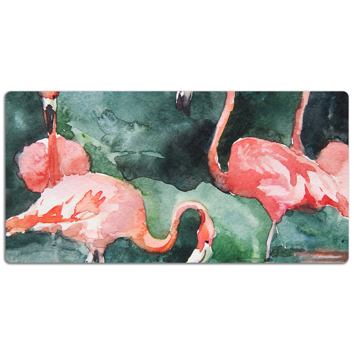 Podkładka na biurko z nadrukiem Flamingi dla dzieci 120x60 cm