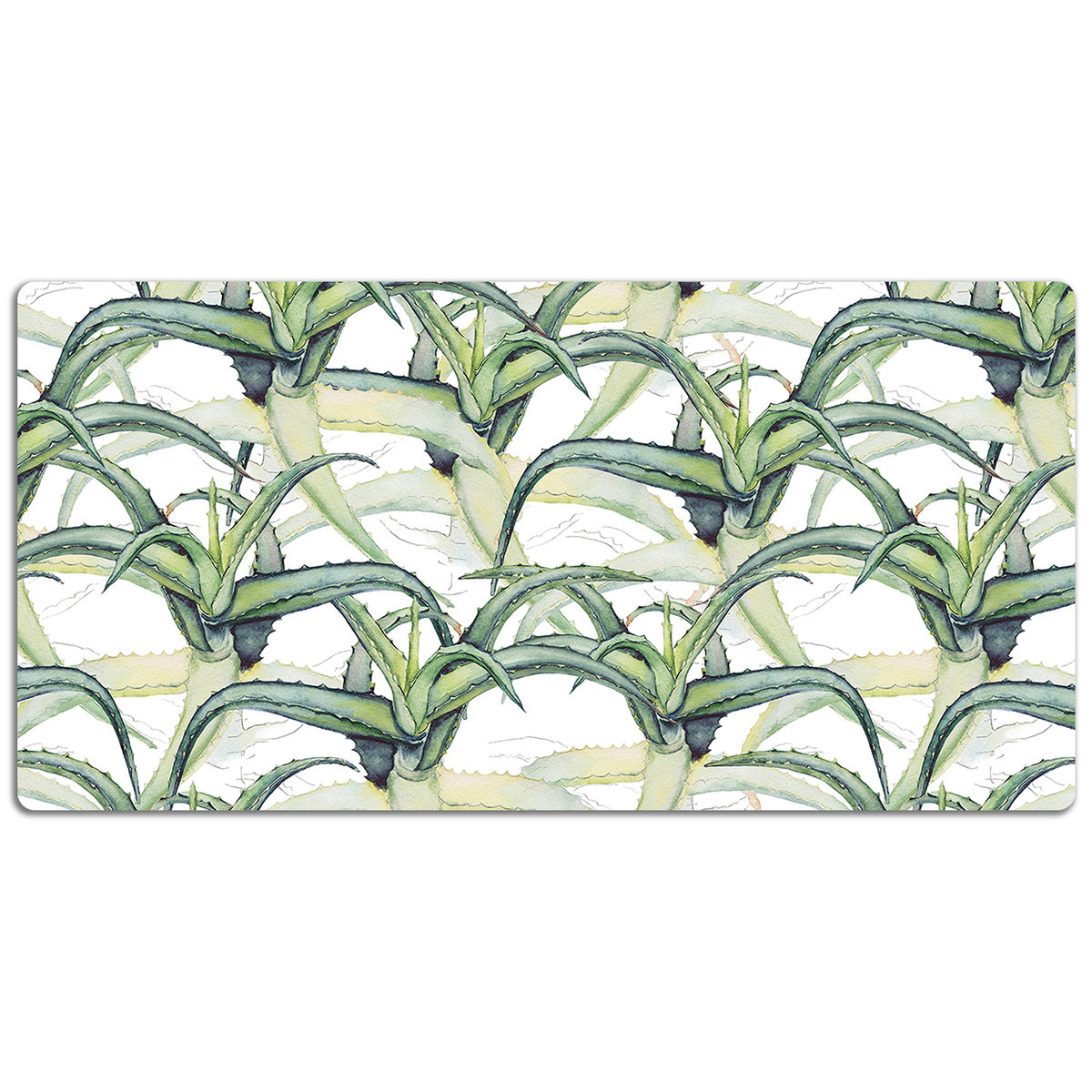 Podkładka na biurko Tropikalny obraz Aloes 120x60 cm