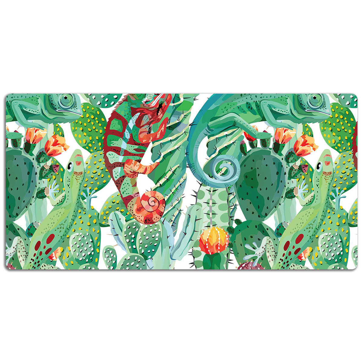 Podkładka na całe biurko Kolorowe kameleony 120x60 cm