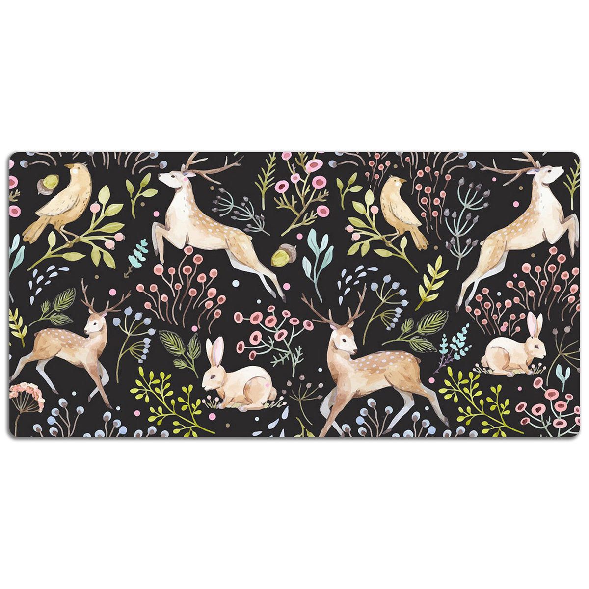 Mata ochronna na biurko Leśna flora 120x60 cm