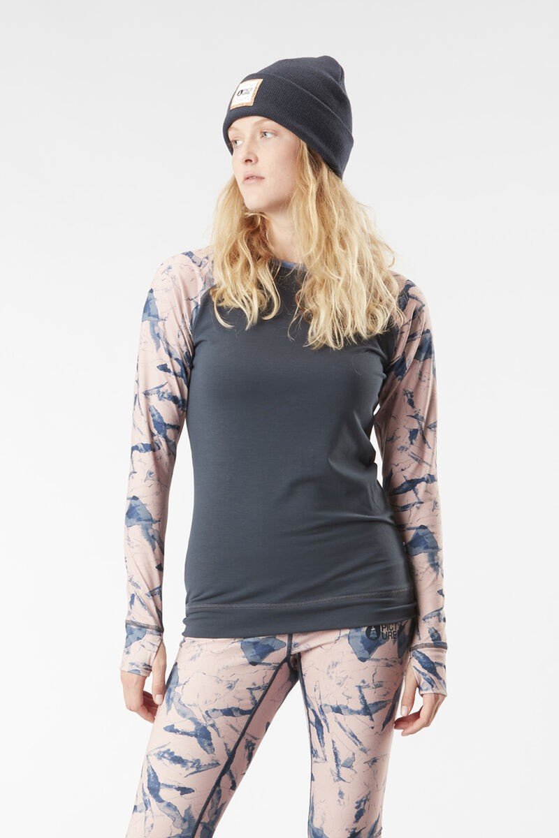Picture Organic Damska Koszulka Milita Print L/S Freeze L