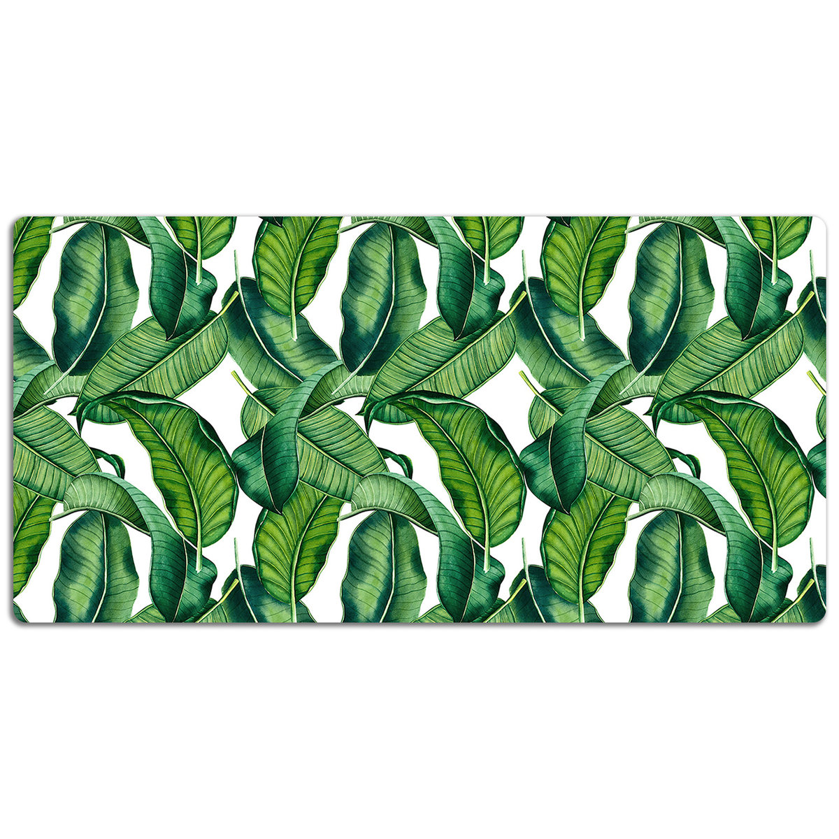 Mata ochronna na biurko Palmowe zielone liście 120x60 cm