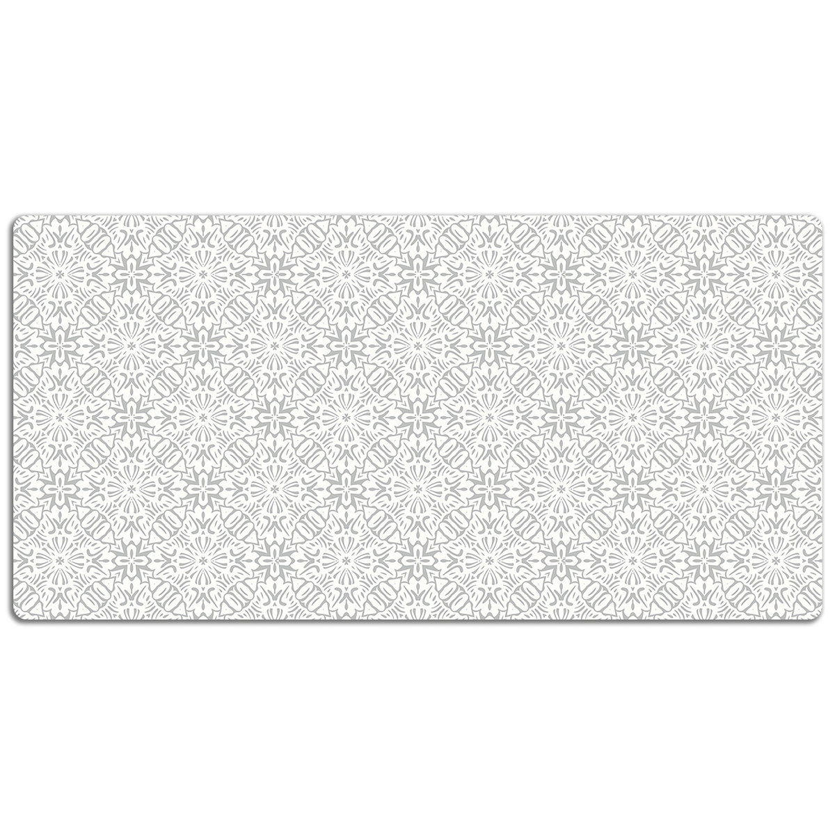 Duża mata na biurko Kwiatowy ornament vintage 120x60 cm