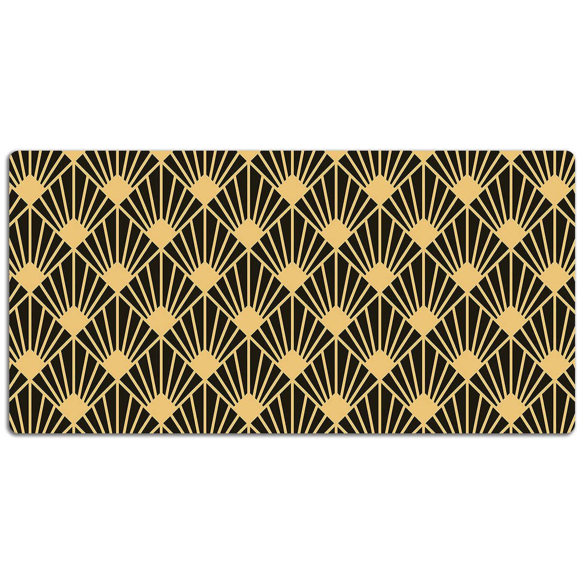 Duża mata na biurko Motyw art deco 120x60 cm