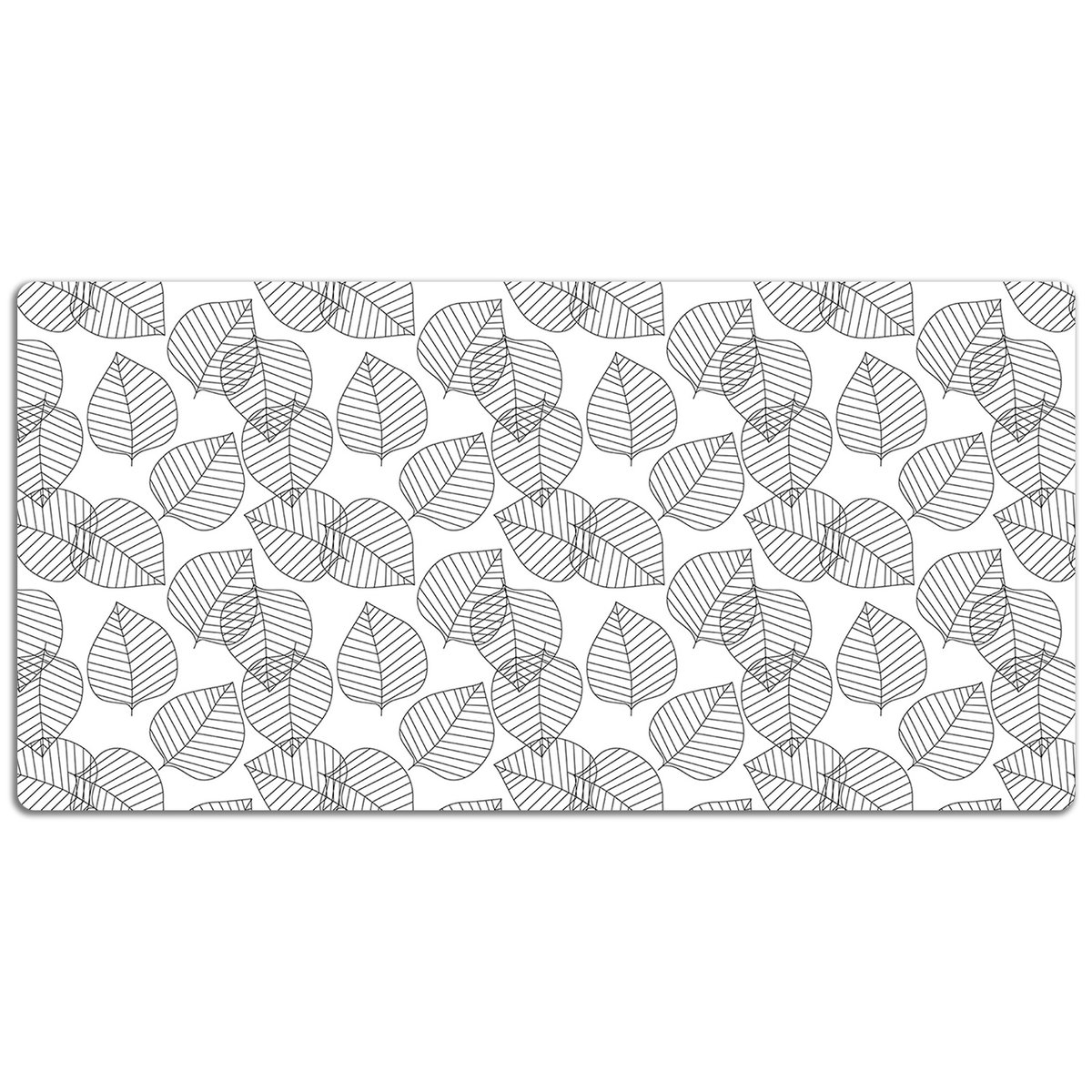 Mata ochronna na biurko Delikatne listki 120x60 cm