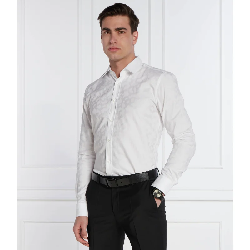 HUGO Koszula Elisha | Extra slim fit