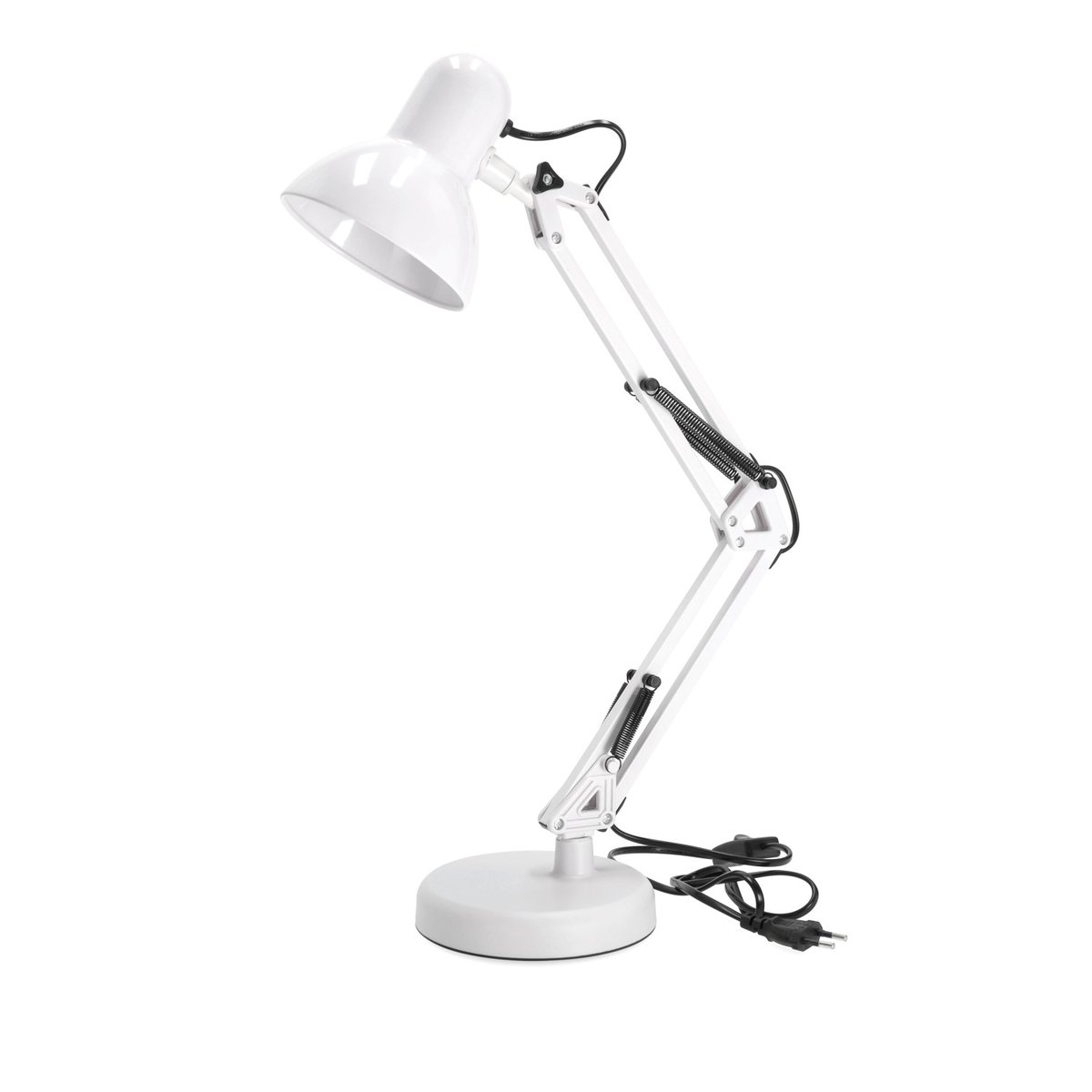 Lampka biurkowa LED PARYŻ KREŚLARSKA biała 1xE27