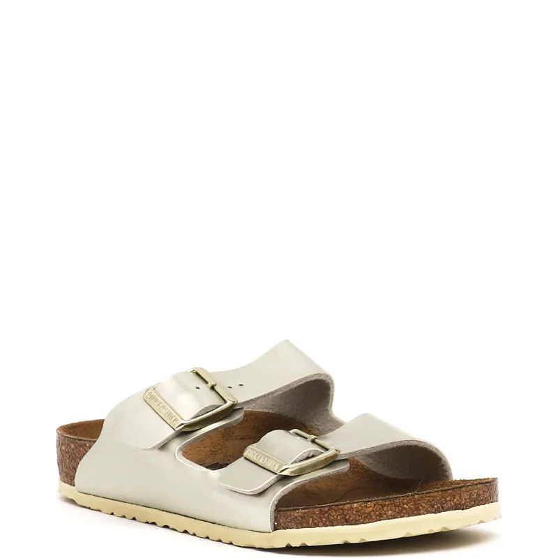 Birkenstock Klapki Arizona | z dodatkiem skóry