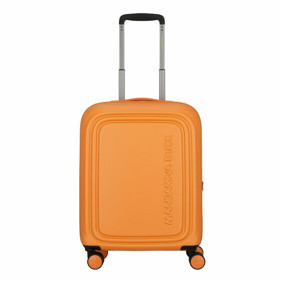 Mandarina Duck LOGODUCK + walizka na kółkach, Tangerine, OneSize, Kuferek z logo +