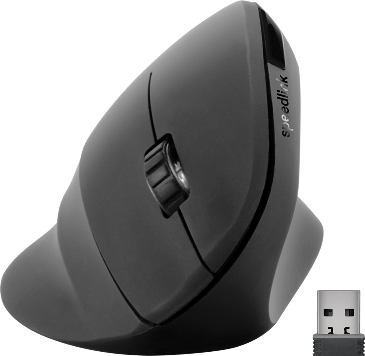 Mysz Speedlink Piavo Ergonomic Vertical Wireless Black (SL-630019-RRBK)