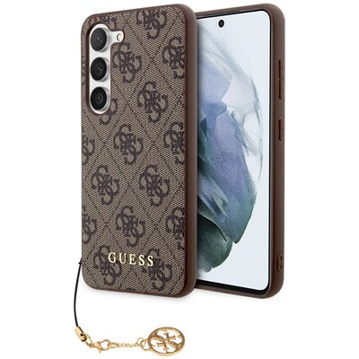 Фото - Чохол GUESS Etui 4G Charms Collection do Galaxy S24 Plus, brązowe 