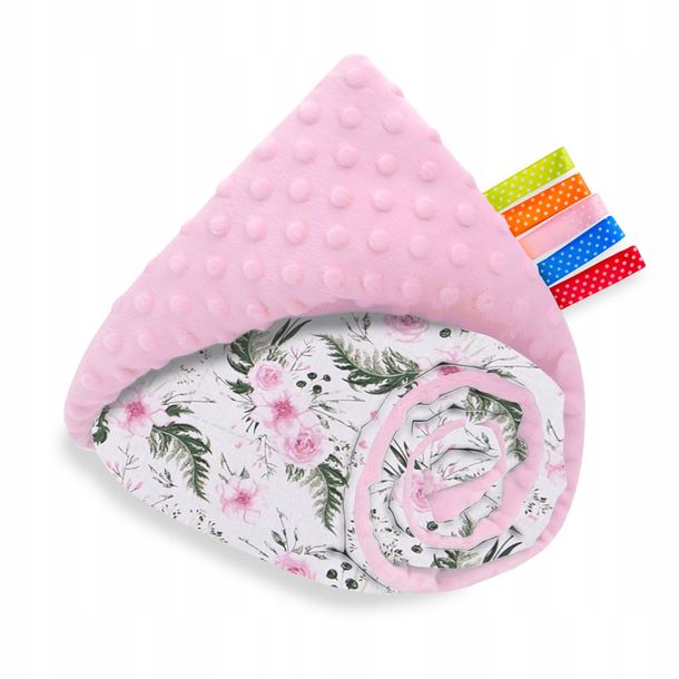 Kocyk Dwustronny Minky Bawełna 75x100cm Wzory!!!
