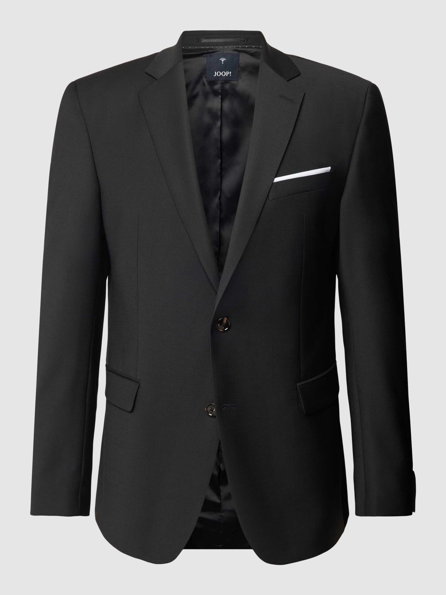 Marynarka na 2 guziki o kroju slim fit z kieszenią z patką