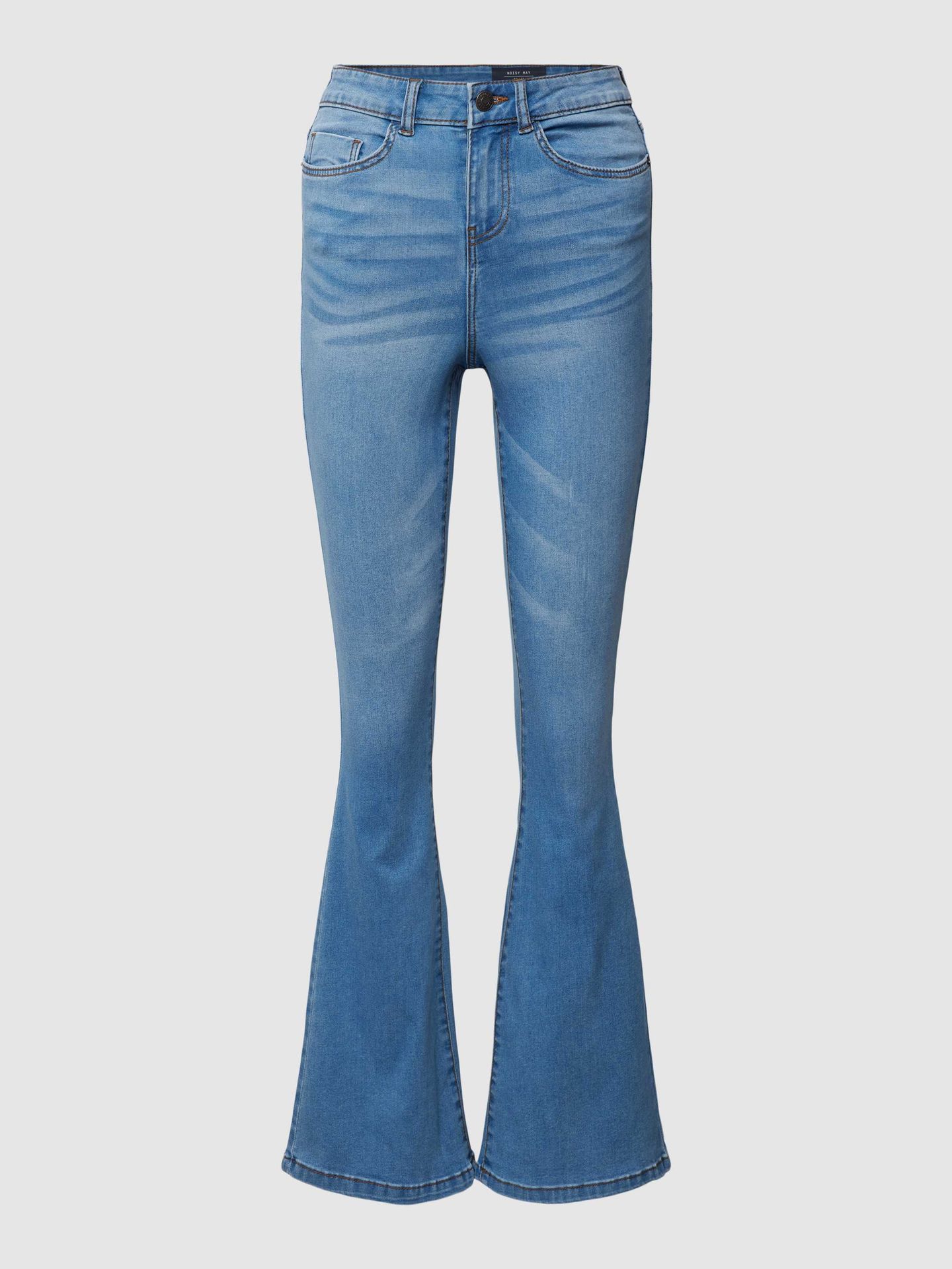 Jeansy rozkloszowane o kroju skinny fit z 5 kieszeniami model ‘SALLIE’
