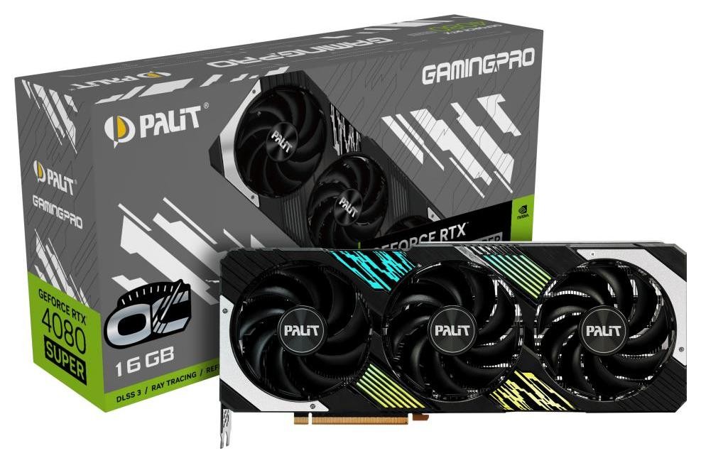 Palit GeForce RTX 4080 SUPER GamingPro OC 16GB GDDR6X DLSS 3 NED408ST19T2-1032A
