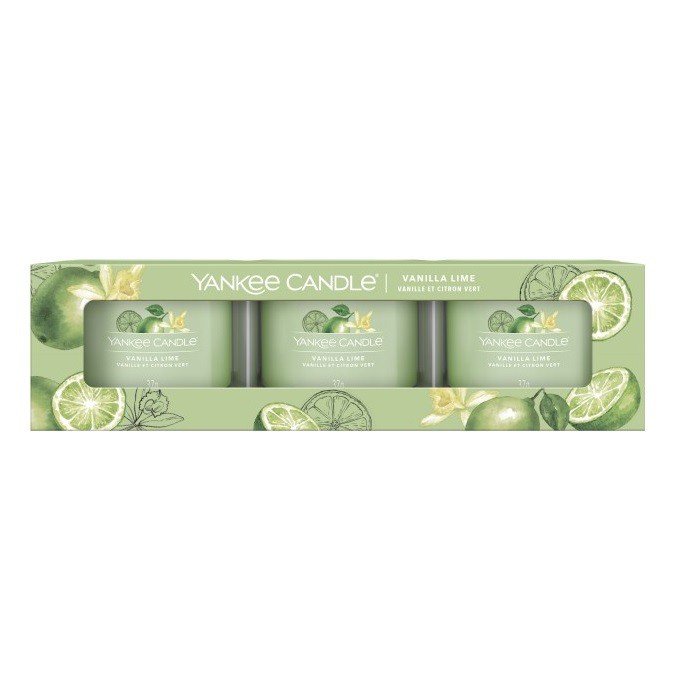Świeca mini 3 pack Vanilla Lim