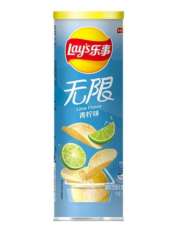 Chipsy Lay's Stax Lime o Smaku Limonki Limonka Szynki 90g