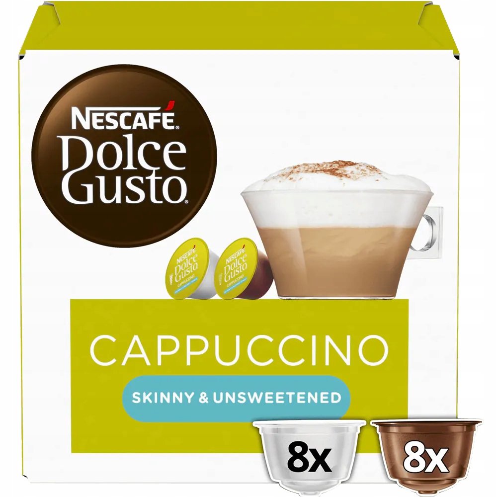 Kapsułki do Dolce Gusto NESCAFÉ Cappuccino LITE Skinny & Unsweetened 16 szt