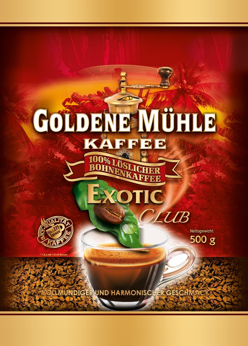 Goldene Muhle Kaffee Exotic Club 500g torba