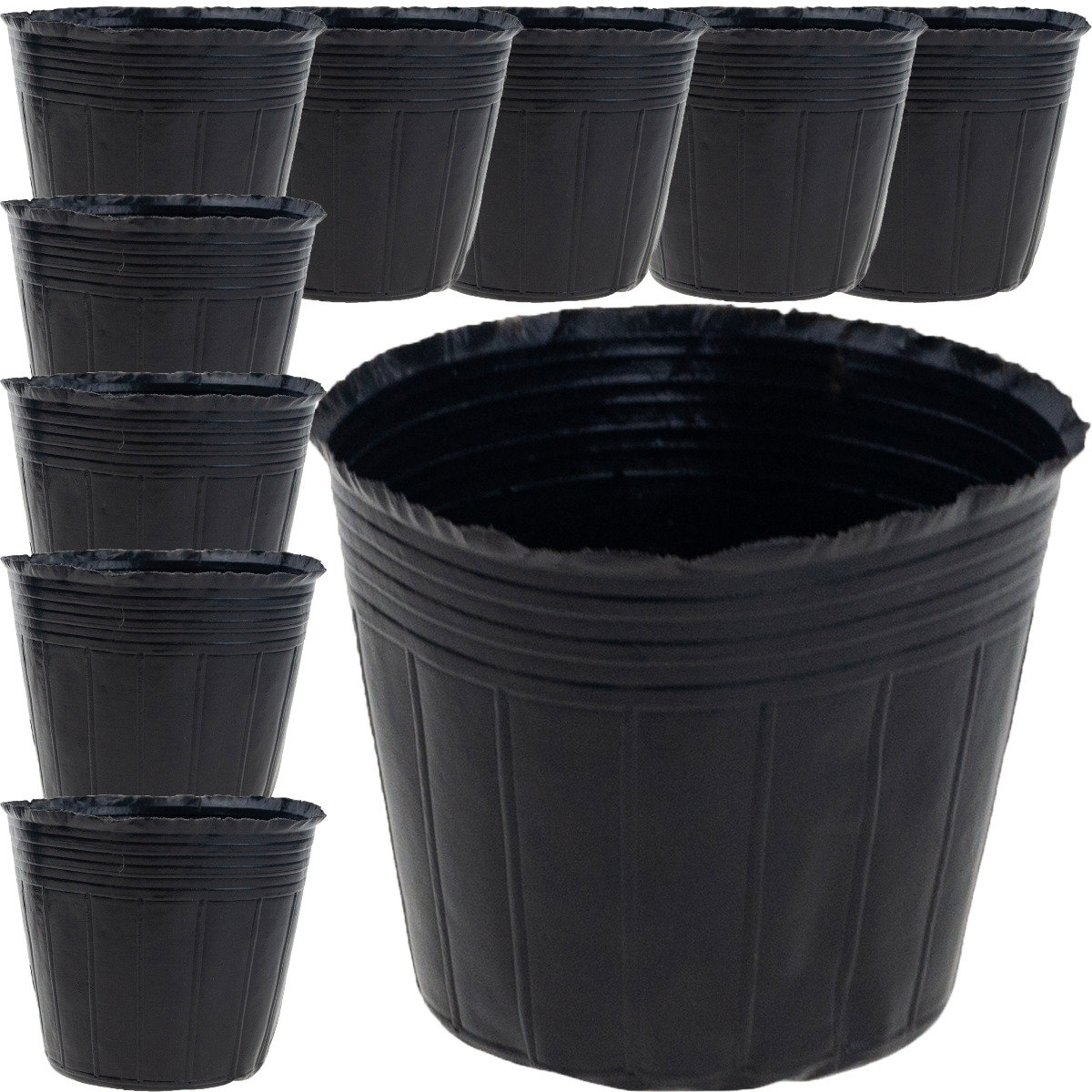 DONICZKI PRODUKCYJNE DO ROZSAD UPRAW WYSIEWU SADZONKI 10SZT/KPL 9X7X8,5CM