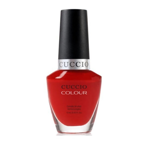 Cuccio 6149, Klasyczny kremowo-czerwony lakier do paznokci, A pisa my heart, 13 ml