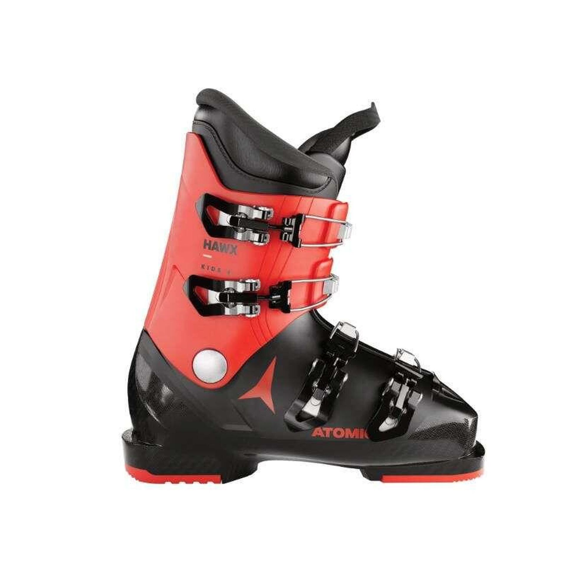 Atomic Hawx Kids 4, buty narciarskie, juniorskie, czarno-czerwone