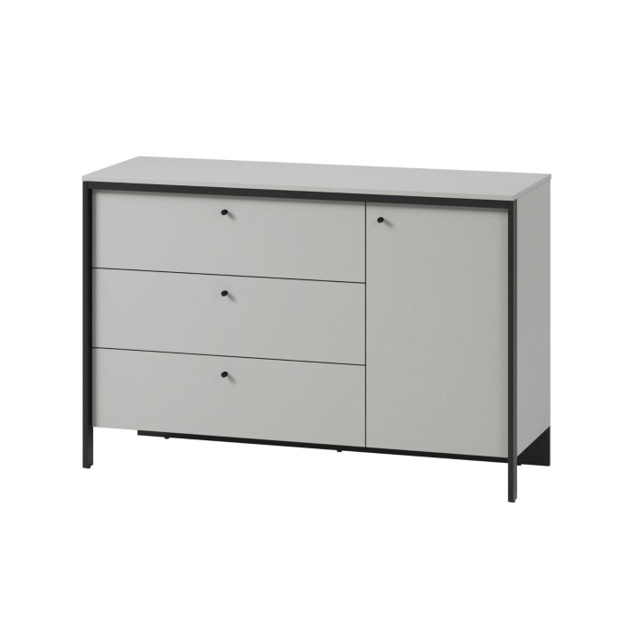 Komoda GRIS GS-04 Oświetlenie LED Szary + czarny
