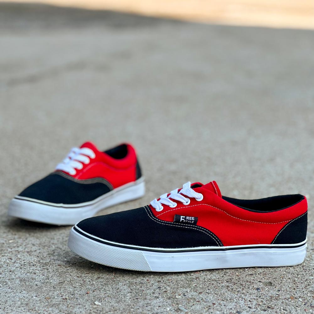 Czarne trampki męskie Free Style 412-1