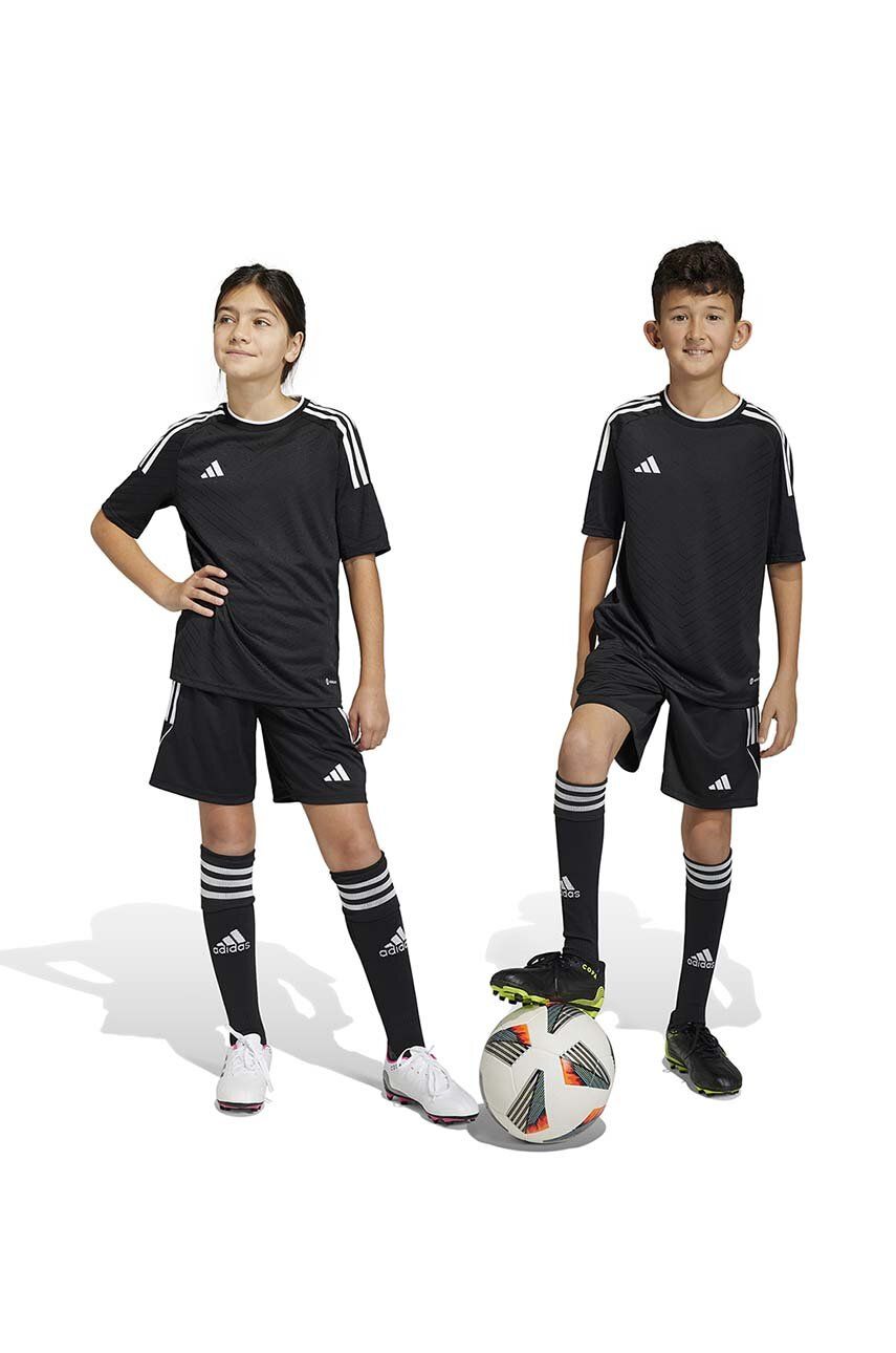 adidas Performance szorty dziecięce TIRO23L TR SHOY kolor czarny regulowana talia