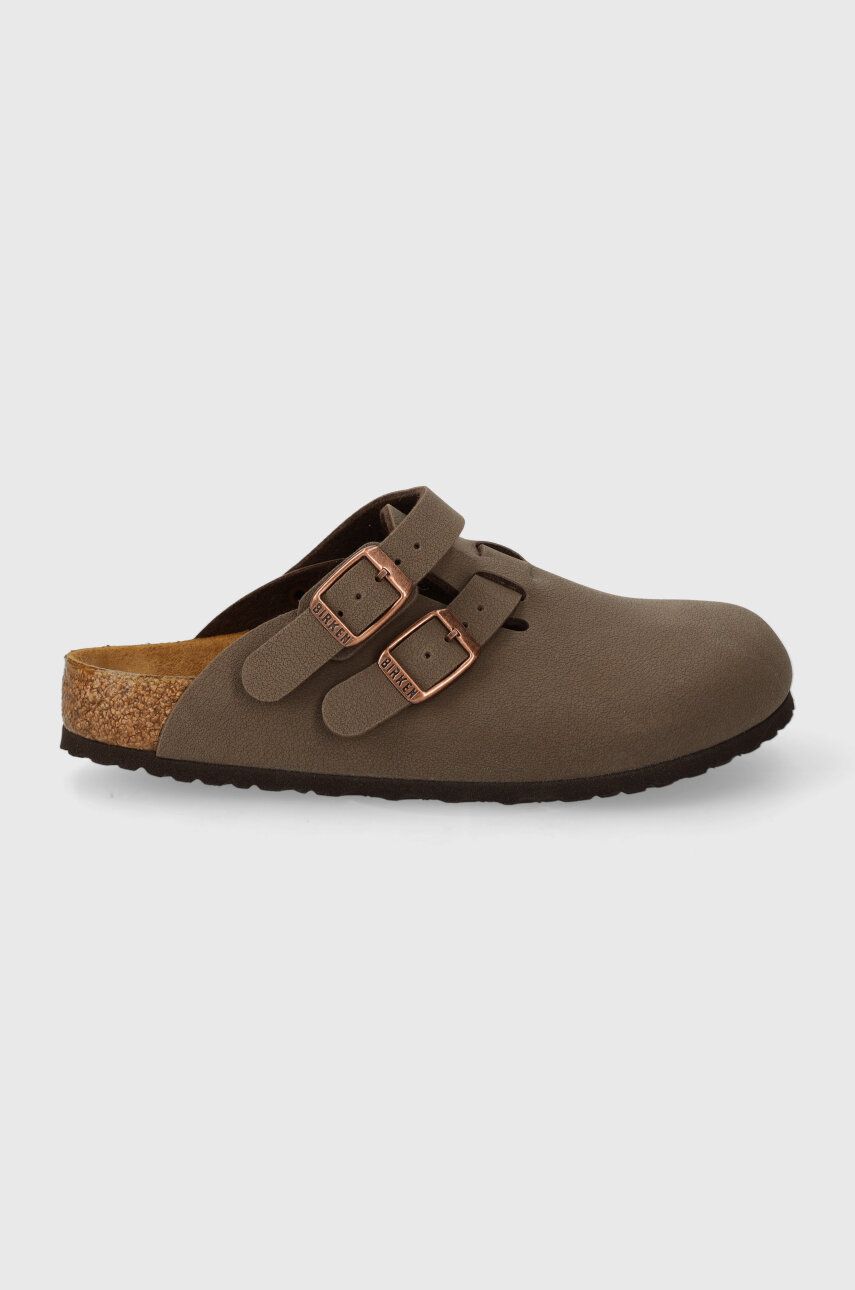 Birkenstock klapki Kay Kids BFBC kolor brązowy