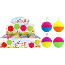 PILKA NA GUMCE B/O 8CM MIX4 MC DISP 12/180/360