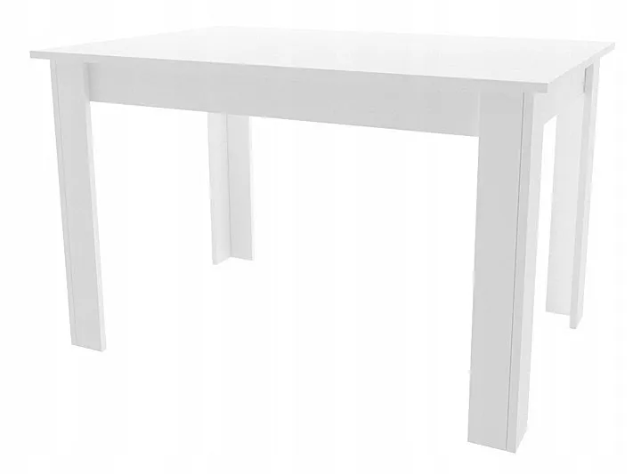 Biały minimalistyczny stół do jadalni E1-P22