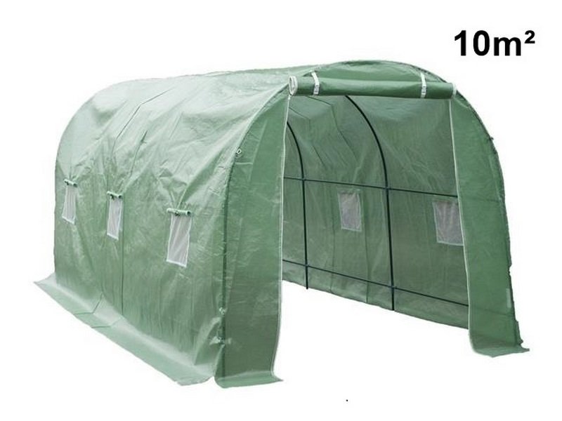 TUNEL FOLIOWY OGRODOWY 2,5x4 (10m2) stelaż 25mm szklarnia folia Namaxa