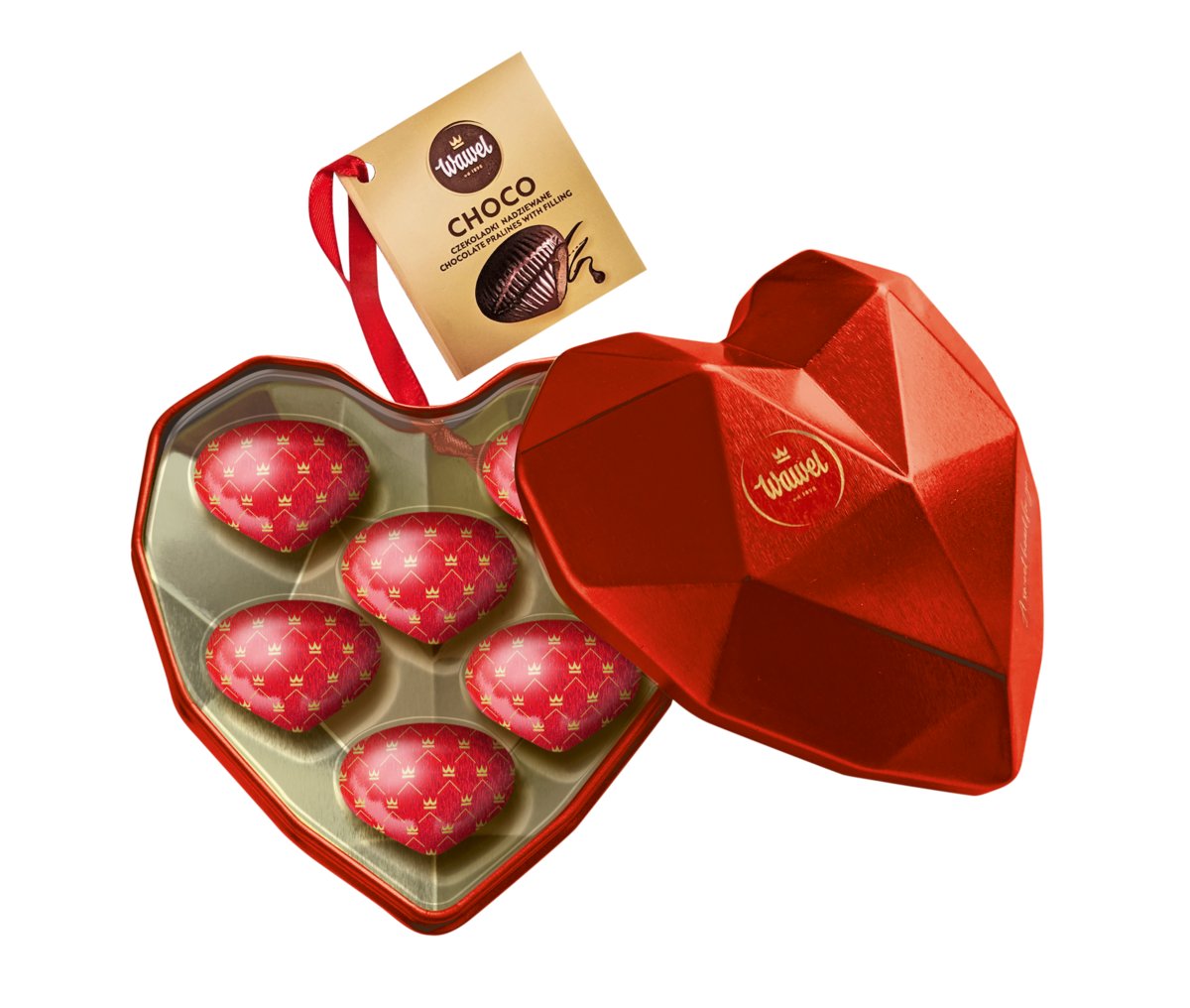 Bombonierka Serce z czekoladkami Choco Wawel 110g