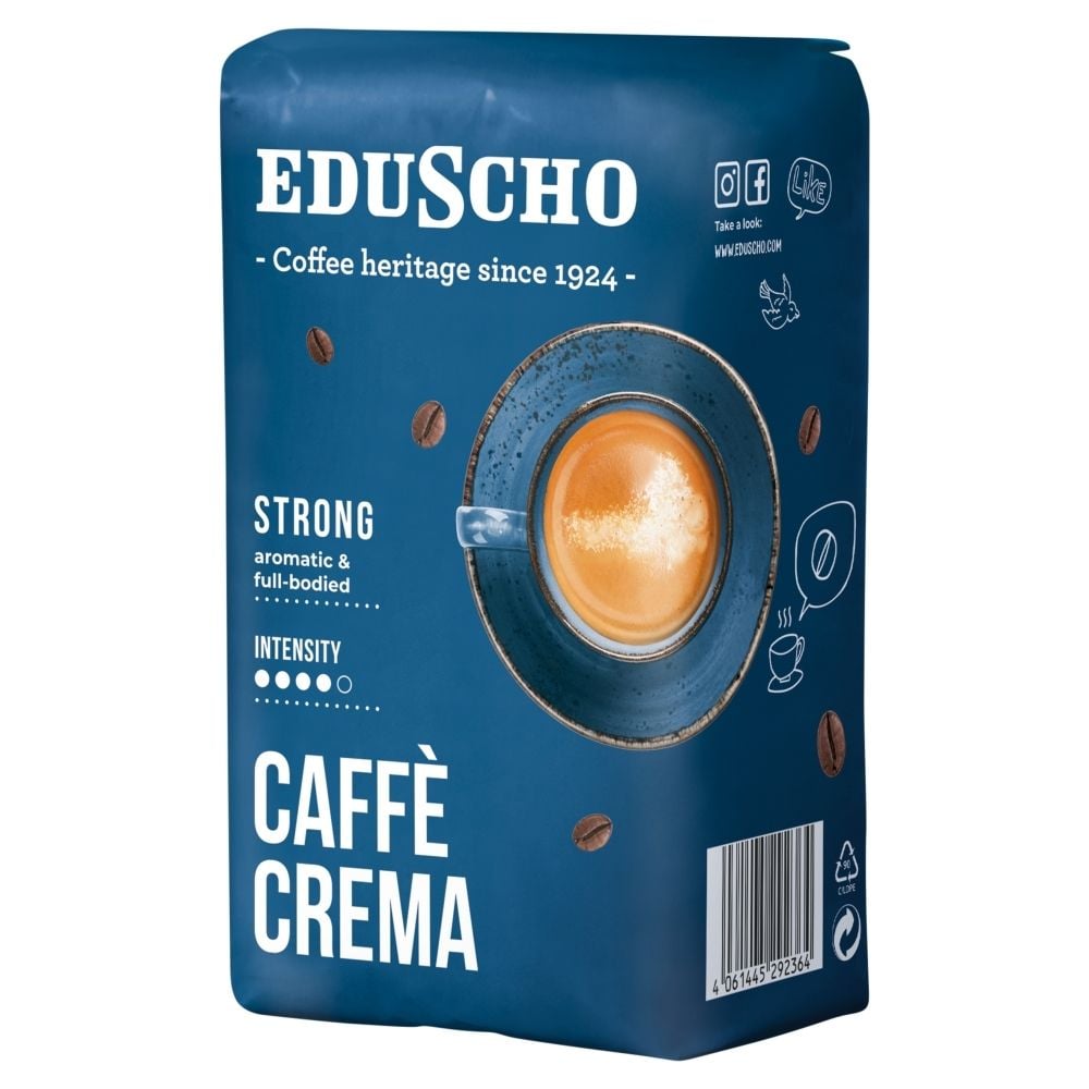 Eduscho Caffè Crema Strong Kawa palona ziarnista 500 g