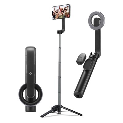 Uchwyt selfie SPIGEN S570W MagSafe Bluetooth Tripod Czarny