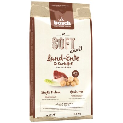 Bosch Petfood Soft+ Land Ente&Kartoffel 12,5 kg
