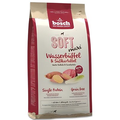 Karma dla psa BOSCH Soft Maxi Bawół wodny i bataty 12.5 kg