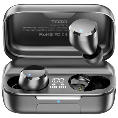 TOZO T12 Pro Czarne