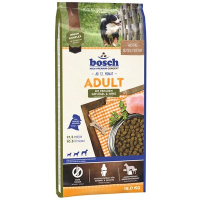 Bosch Petfood Adult Drób & Proso 15 kg