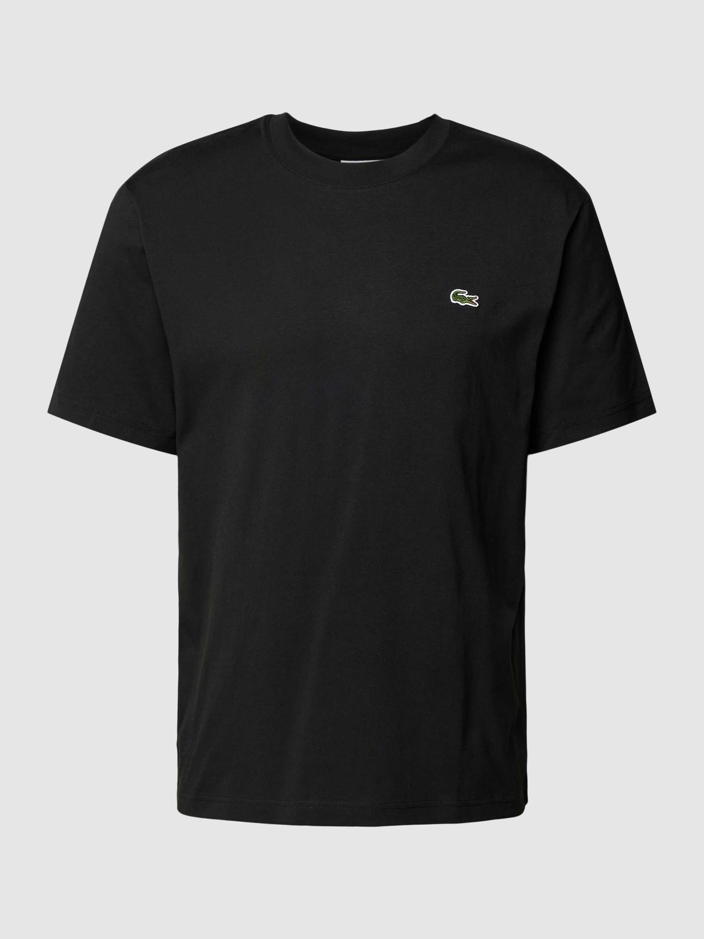 T-shirt z detalem z logo model ‘BASIC ON’