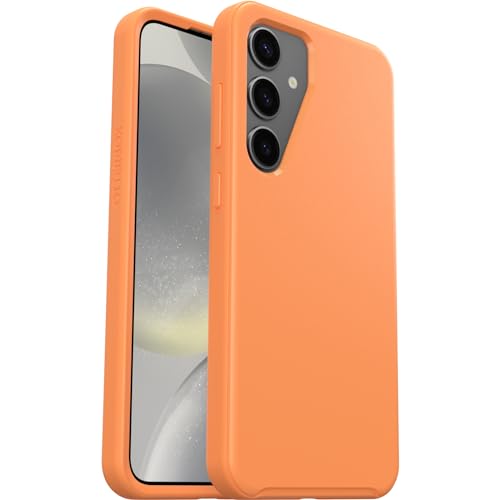 Etui OtterBox Symmetry do Samsung Galaxy S24+, Odporne na wstrząsy, Odporne na upadek, Smukłe etui ochronne, Trzykrotnie wyższa wytrzymałość niż wymagana zgodnie z normą wojskową, Pomarańczowy