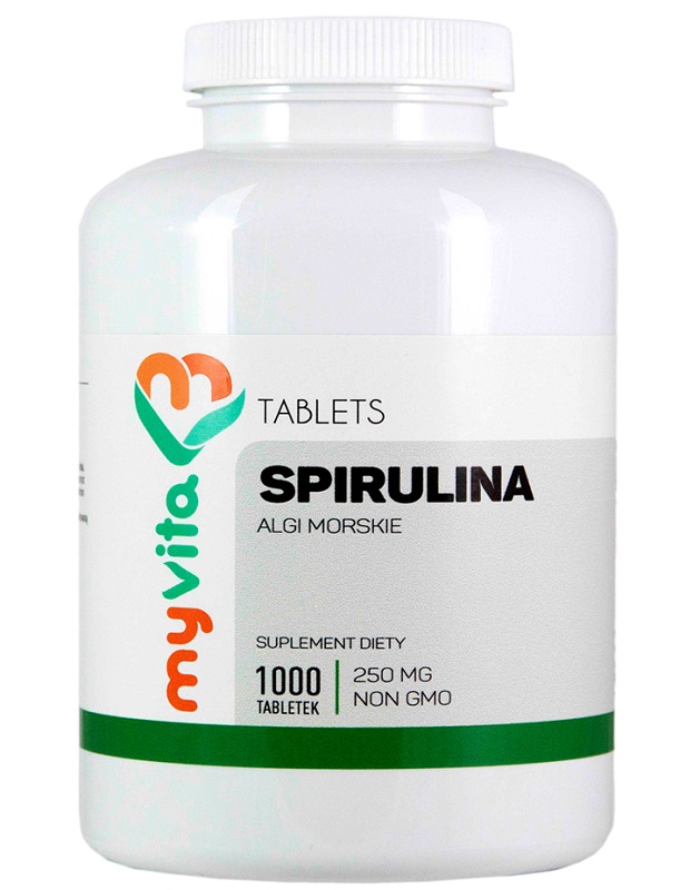 MyVita SPIRULINA TABLETKI 250mg 1000 szt. - 5903111710460