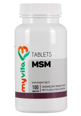 MyVita Tabletki MSM - 100 tabletek 5905279123724