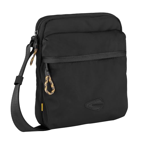 camel active Unisex Terra torba na ramię, czarna, czarny