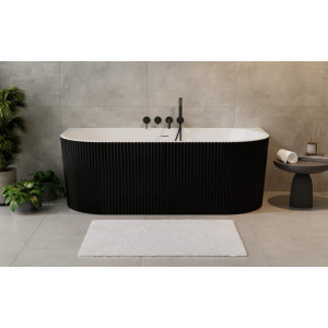 BESCO WASB-170LZL Leya B&W 170x78 + maskownica odpływu złota