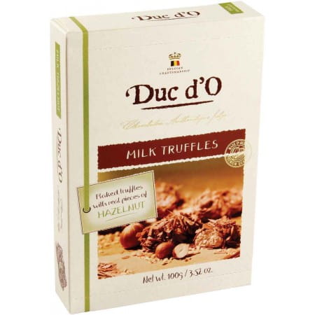 Trufle Duc d'O Mleczna Czekolada z Orzechami Laskowymi 100g